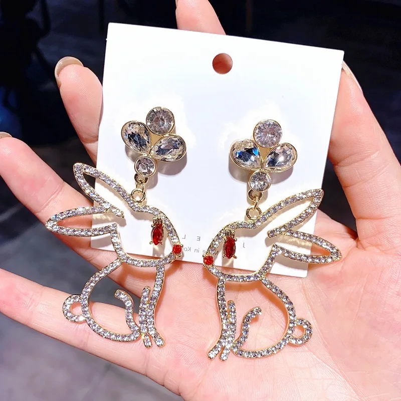 2019 корейские модные серьги красочные блестящие строительные милые полые с