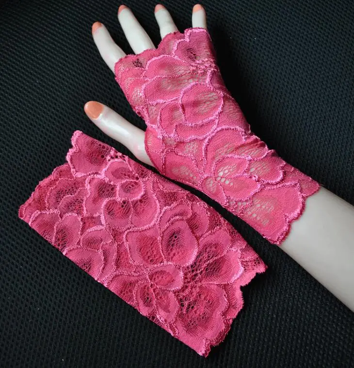 Driving Glove Gloves Mittens Women's Sexy Fingerless Lace Glove
