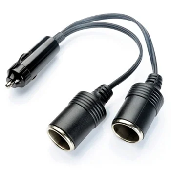 

Newest 2 Ways Triple Car Cigarette Lighter Splitter Female Socket Plug Power Adapter Connector Output 10A