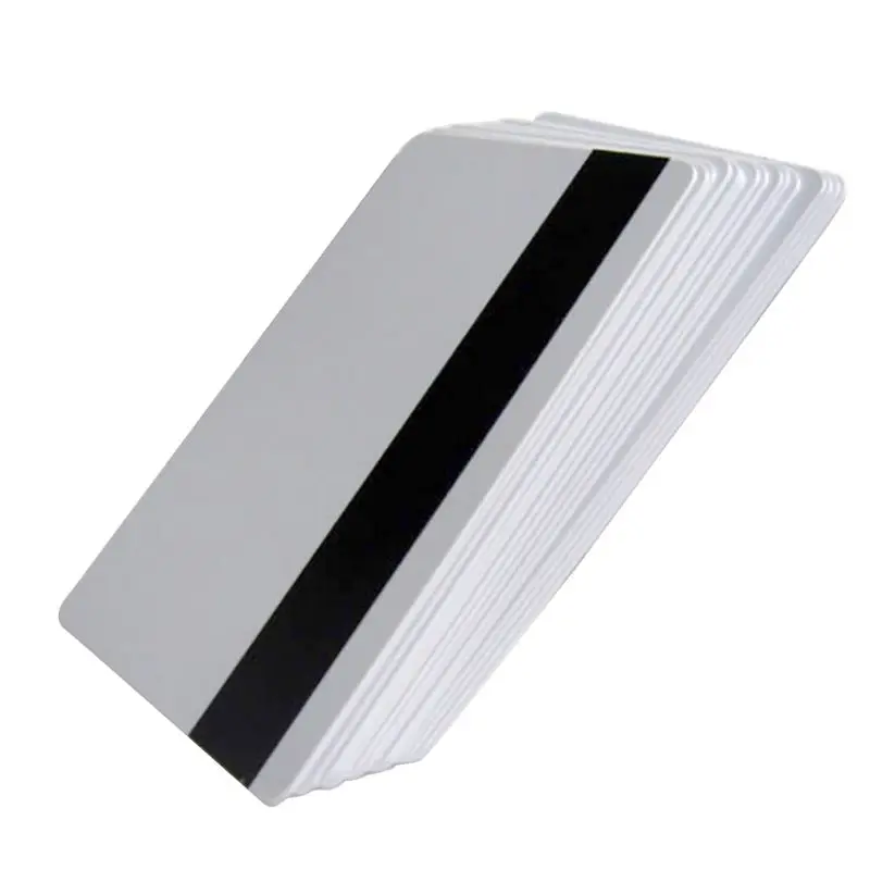 10PCS High Resistance Blank PVC Magnetic Stripe Card 2750 OE Hi-Co 3 Track Magnetic Card For Access Control System