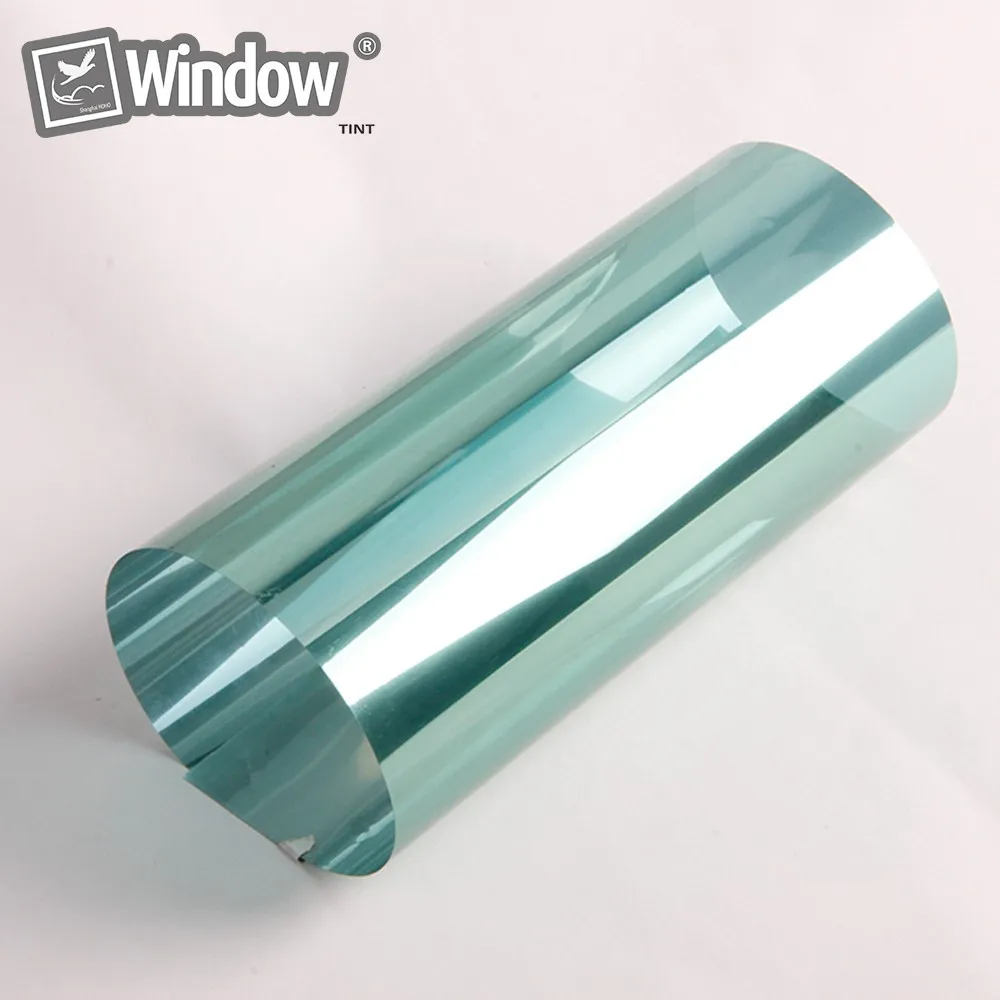 SUNICE Summer Anti UV Window Film Stickers Green&silver Window Film ONE WAY Mirror Solar Tint