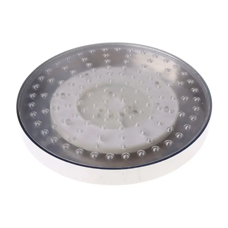 8 inch RGB LED light Round Stainless Steel Rainfall Bathroom Shower Head AU HOT