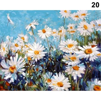 

Painting By Numbers Scenery DIY Oil Coloring By Numbers Street Landscape Canvas Paint Art Pictures Home Decor YE-Hot