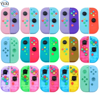 

YuXi For Joy-Con Housing Shell Case For Nintend Switch NS JoyCon Controller Red Blue Green Cover Plastic Repair Parts
