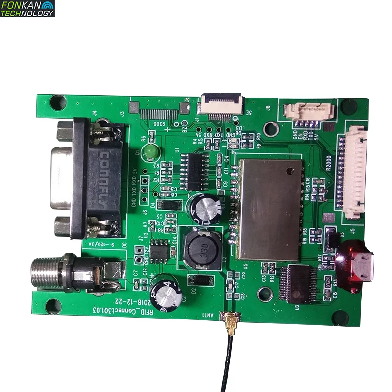 FONKAN 860-960 МГц Полнодиапазонный USB и последовательный порт TTL3.3V RFID UHF Development kit модуль для Android и оконной системы