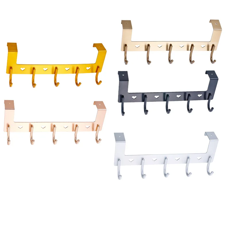 

Creative Silent Door Hook Seemless Adhesive Hook Strong Clothes Hanger Clothes Hook Hole Punched Hole-Hook Nail Kitchen Wall Han