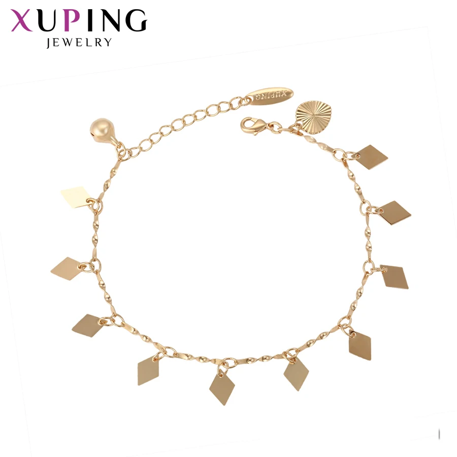 Xuping модные элегантные позолоченные браслеты популярные дизайнерские браслеты ювелирные изделия подарок для свадьбы романтические S215.1-76575