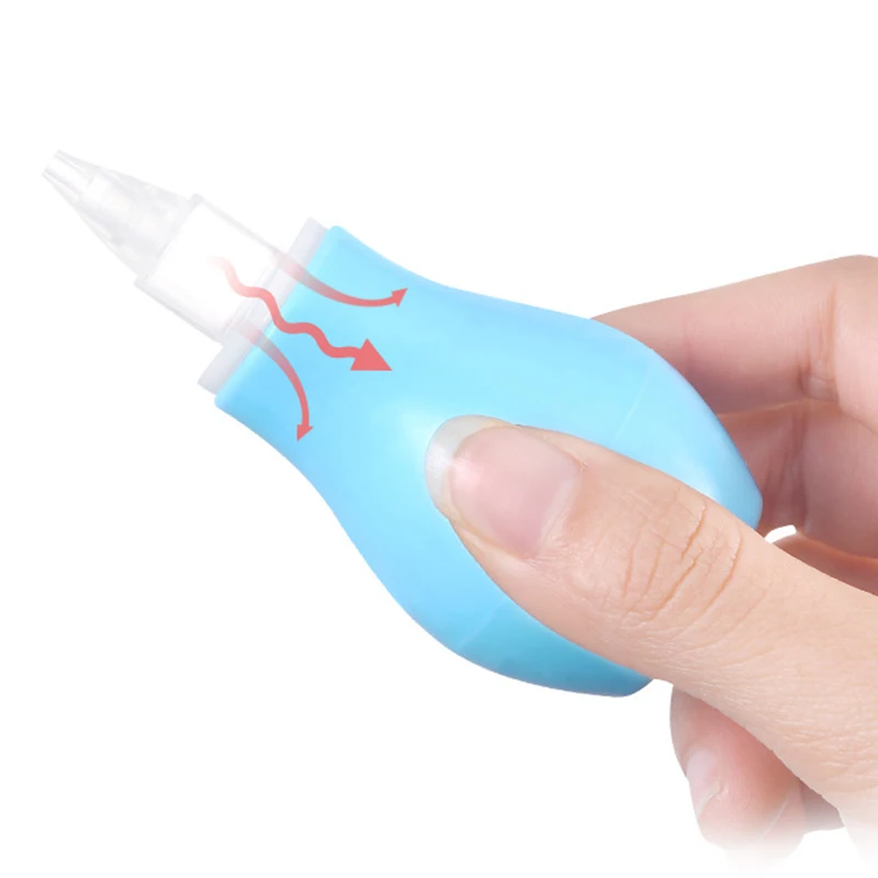 Baby Safely Childish Nose Clean Silicone Infant Nasal Wash Nose Care Inhaler Preventing Backflow Aspirator Soft Tip Cleaning