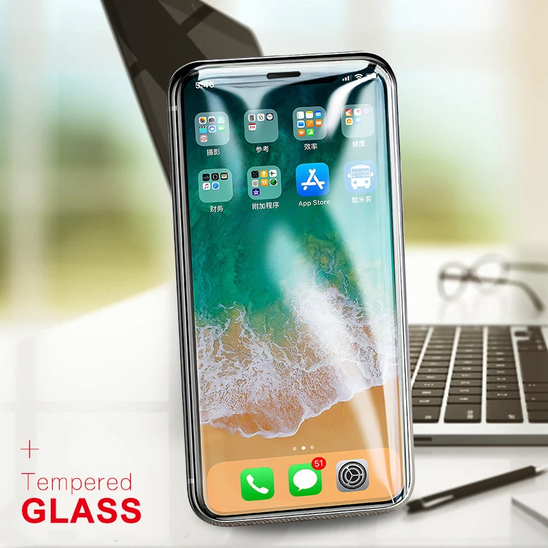 HD защитная пленка для экрана для iPhone 11 Pro Max закаленное защитное стекло стальная пленка для iPhone X XR XS MAX Взрывозащищенная