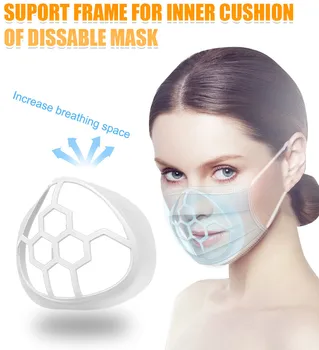 

Children Adult Face Masks Bracket Mouth Mask Separate Inner Stand Holder Breathing Space Mouth Caps Washable Mascarillas