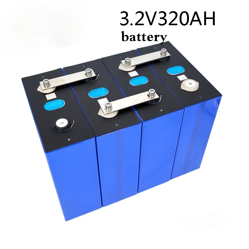 100% New Lifepo4 320Ah 4-16PCS 3.2V Grade A 48V 310AH Battery Pack DIY RV Cell And Solar Energy Storage System EU US Tax Free