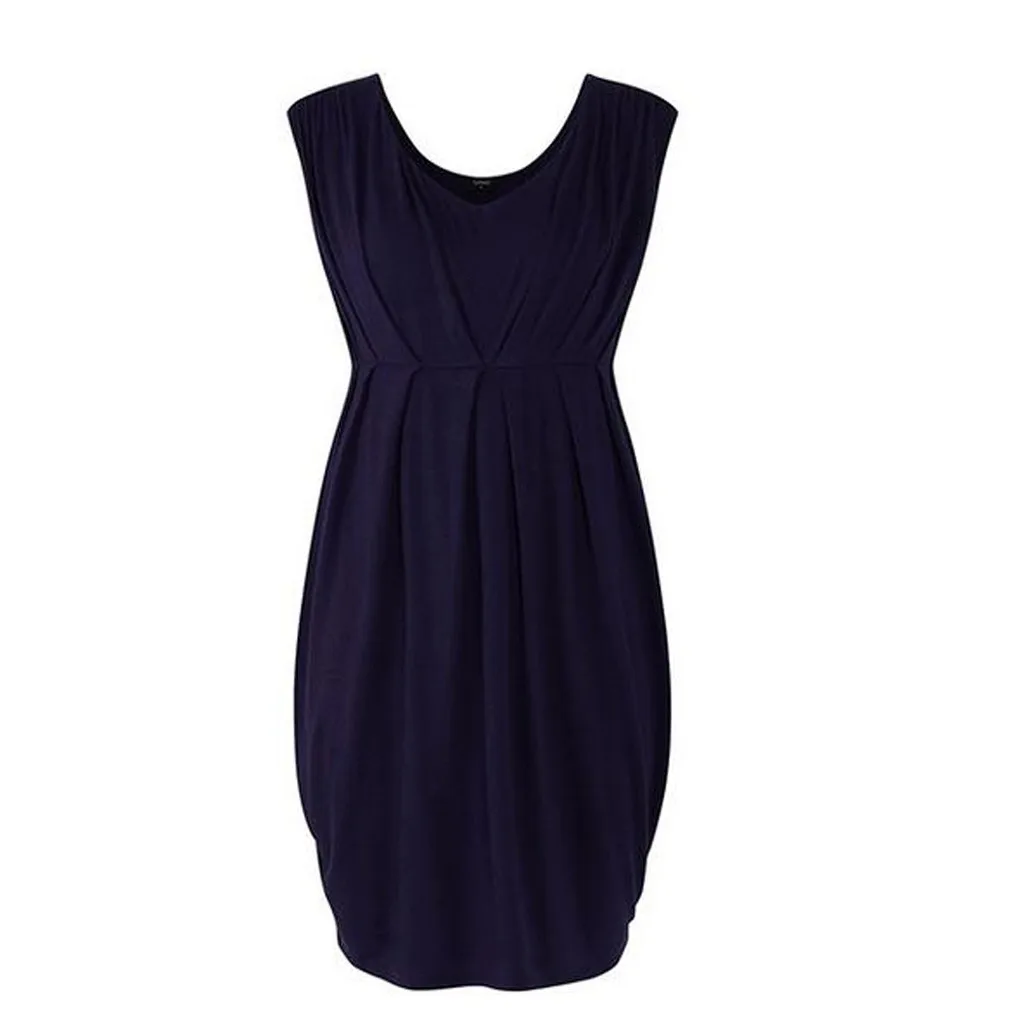 Новая одежда для беременных женщин без рукавов облегающее платье сексуальное однотонное платье Одежда для беременных женщин размера плюс Ropa Premama
