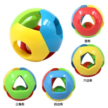 

Infant tong wan with 0-1 Years Old Rattle Baby Five-color Sensory Ball ling dang qiu Hand Ball crocs shoes qiu Baby Crawling