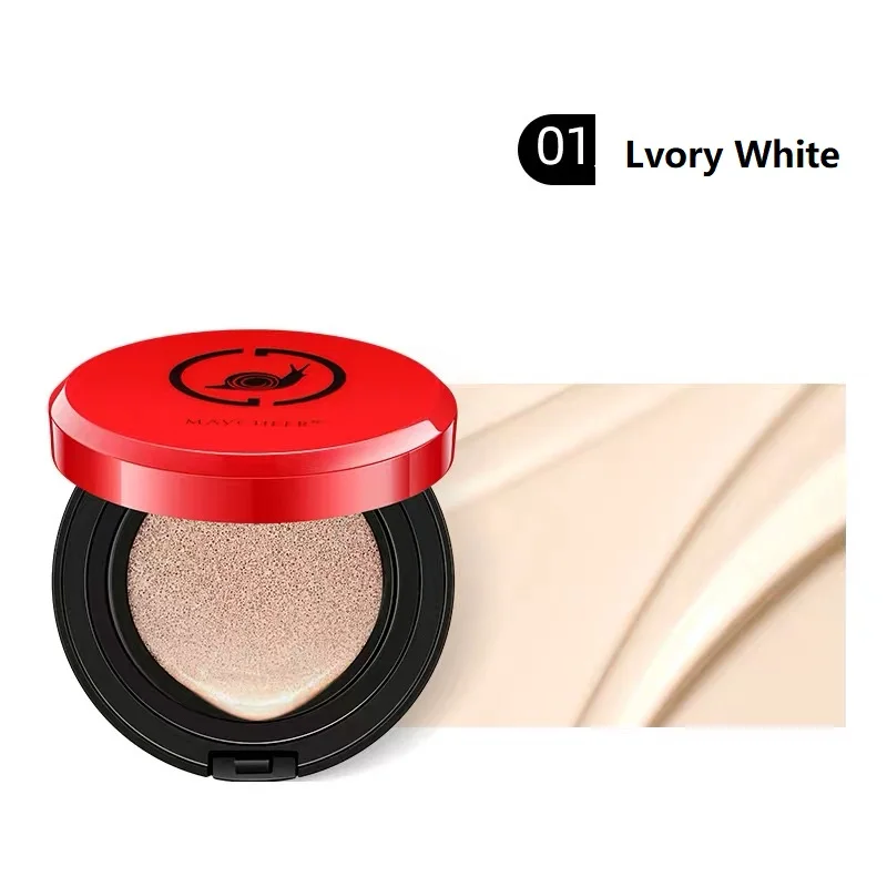 Lvory White BB крем с воздушной подушкой, увлажняющий, естественное покрытие, консилер, контроль за маслом, долговечный Жидкий тональный крем CC Cream - Цвет: Lvory White