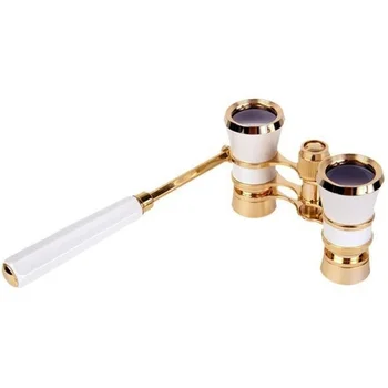 

Theater binoculars Veber Opera BGC 3x25 white gold, Lorgnette