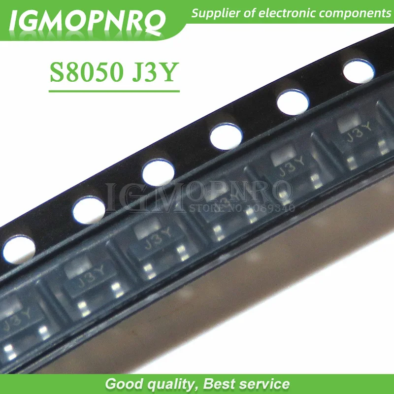 100PCS SMD S8050 8050 J3Y NPN SMD Transistor SOT 23 New Original Free