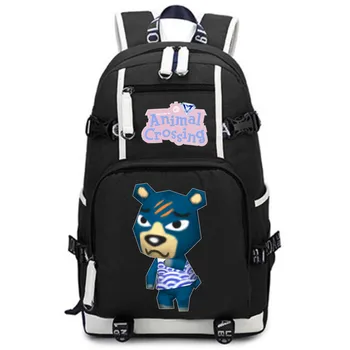 

Game Animal Crossing New Leaf Canvas Backpack Laptop shoulder bag Laptop traveling rucksack