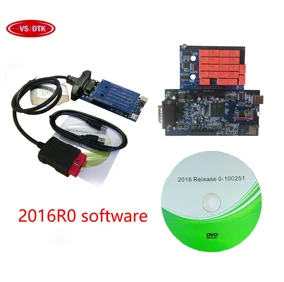 VCI для delphis vd ds150e cdp vd tcs cdp V9.0/V8.0/V3.0 bluetooth obd2 диагностический инструмент с 2016R0 keygen программным обеспечением с usb - Цвет: No bluetooth