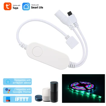 

WiFi RGB LED Strip Controller Smart Strip Light Controller Voice Control with Google Home & for Amazon Alexa IFTTT Tuya App