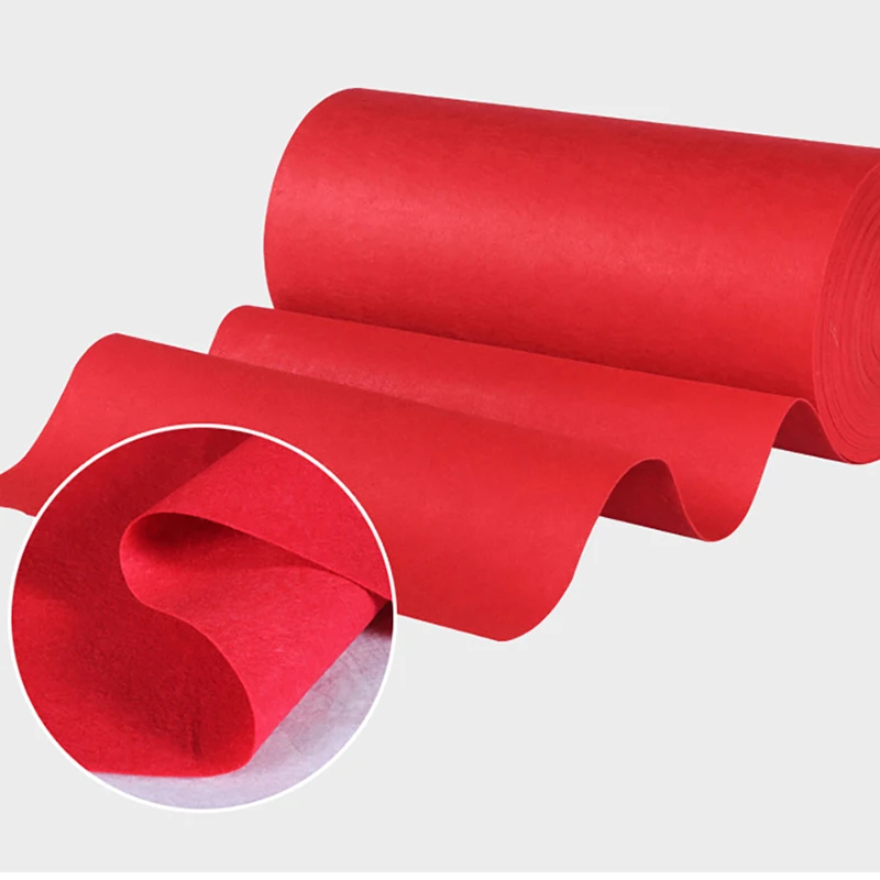 HOMBYS Alfombra roja de 350 g/m² de grosor para eventos, 2.6 x 20 pies, no  necesita cinta, no se desliza alfombra roja para pasillo para fiestas,  bodas, pasillo y eventos especiales (rojo