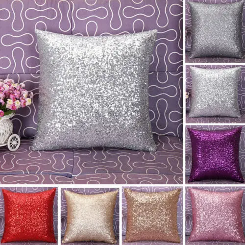 40x40 блестящая Пыленепроницаемая диванная Подушка для домашнего декора модный Европейский домашний текстиль