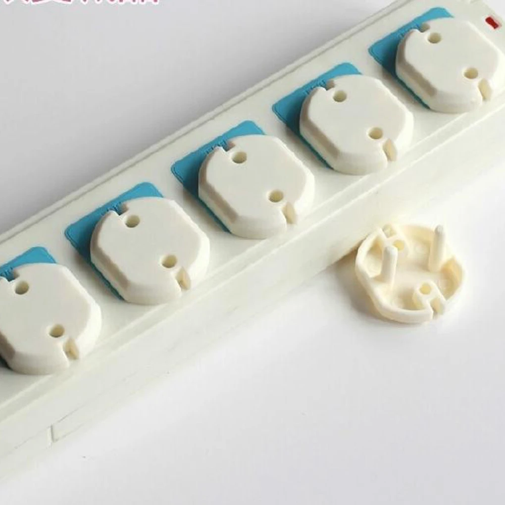 

3pcs/10pcs EU Power Socket Electrical Outlet Baby Kids Child Safety Guard Protection Anti Electric Shock Plugs Protector Rotate