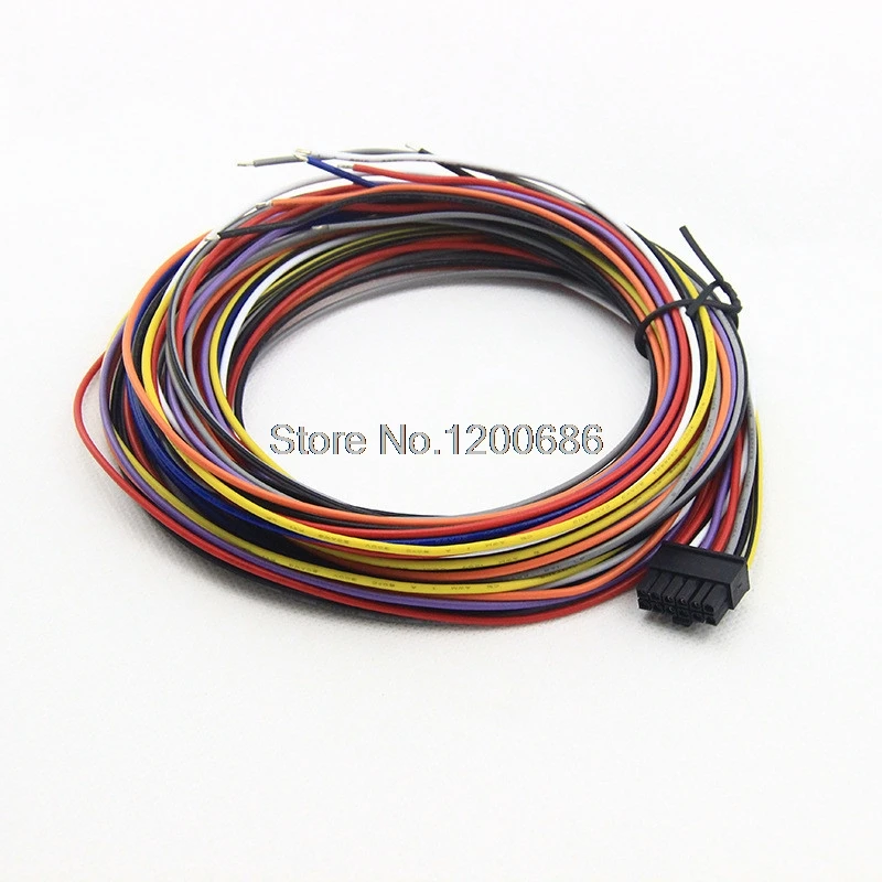 4PIN 18AWG 30 см Molex 5557 серии 4,2 мм мини-Fit младший 2x1pin 39012040 4-контактный молекс 4,2 2* 2pin 4 p жгута проводов