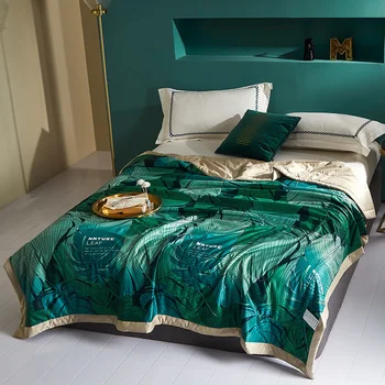 

Menorchen Home Textile Washed Tencel Summer Quilt Hotel Home Air Conditioning Summer Thin Quilt Single Double Summer Cool Quilt