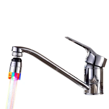 

Multicolor fast flashing ABS Plastic Kitchen Mixer Bathroom Faucet