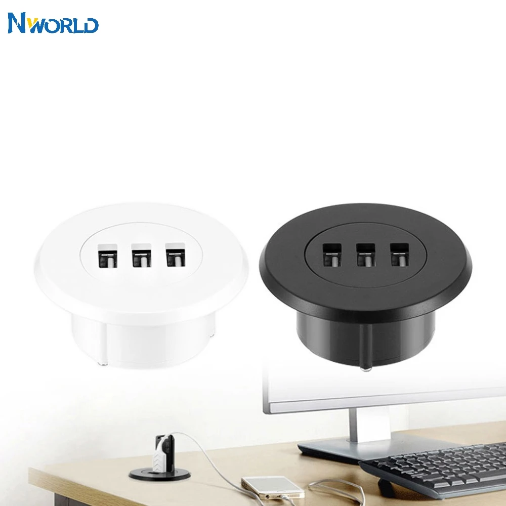 노트북 PC 용 3 포트 USB 2.0 허브 컴퓨터 데스크탑 임베디드 USB 변환..