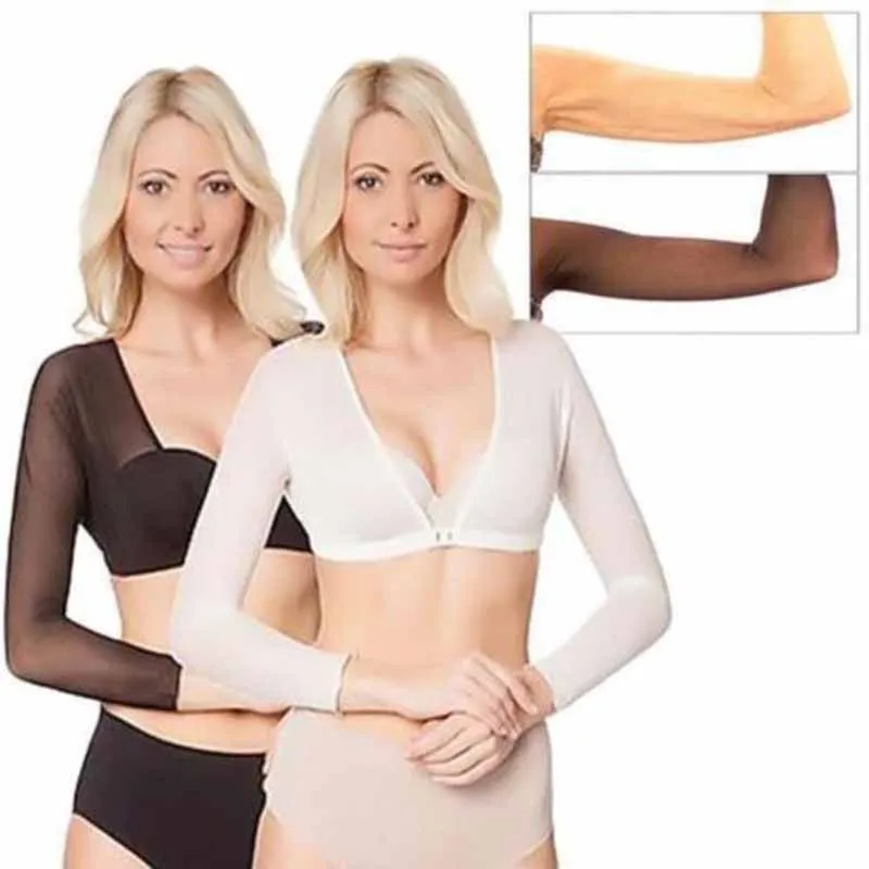 Amazing Arm Sleeve Shapewear Sexy Crop Tops Slimming Control Plus Size Seamless Shaper Fashion Women Shapers | Дом и сад