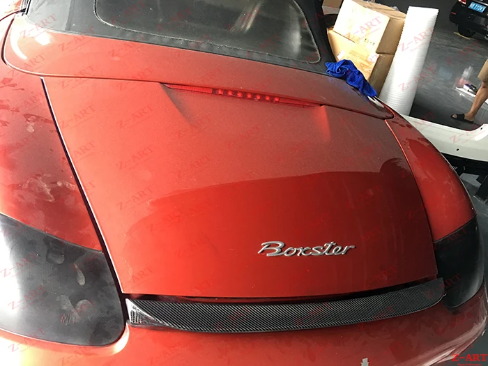 1997-2004 Z-ART для Porsche 986 Boxster задний спойлер из углеродного волокна для 986 задний спойлер для Porsche Boxster задний спойлер для багажника