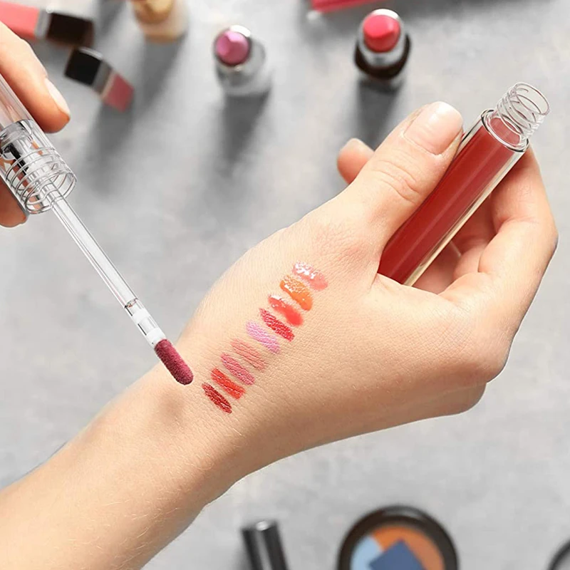 20-50pcs Refillable 5ml Empty Lip Gloss Tube Clear Lip Balm Bottle Eyelash Growth Liquid Cosmetic Containers Lipstick Container
