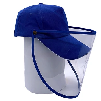 

Protective Hat with Goggles- Spit Protection Hat with Face Shield Cover - 2 In 1 Anti-Spitting Protective Hat