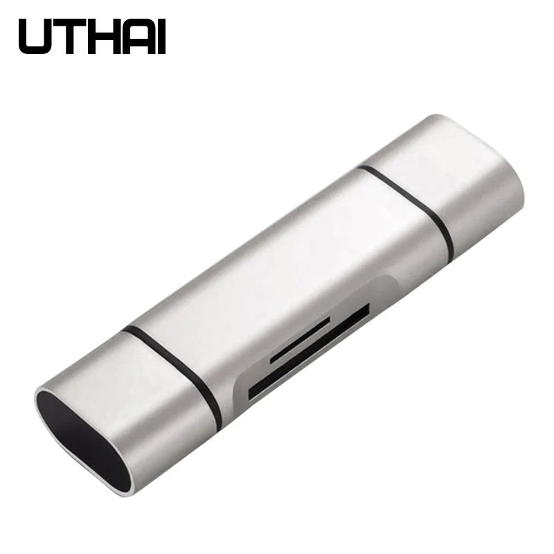 UTHAI C03 type C и micro USB и USB3.0 3 в 1 OTG Кардридер высокоскоростной Универсальный TF/SD для Android Компьютерный удлинитель-переходник