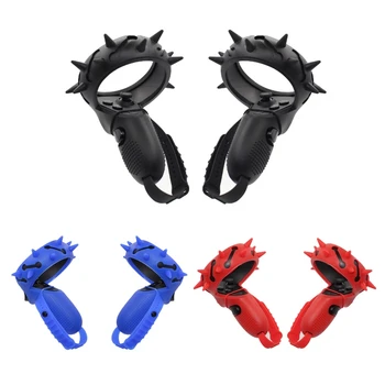 

Protection Silicone Case Handle Grip Strap for -Oculus Quest/Rift S Controller M5TB