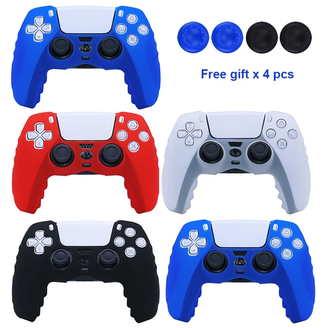 Housse De Protection En Silicone Pour Sony Playstation 5, Accessoires Pour  Manette De Jeu Ps5, Étui En Caoutchouc Pour Joysticks - Cas - AliExpress