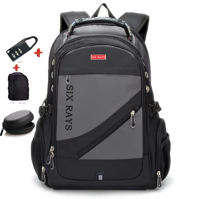Sixrays Laptop Bag Male External Usb Charge Backpacks Anti Theft Waterproof Backpack Storage Bag With Lock Raincover Travel Bags Aliexpress