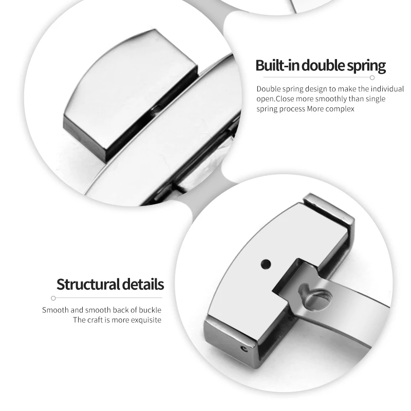 Montre Boucle Deployante Fermoir Pour Bracelet De Montres En Acier