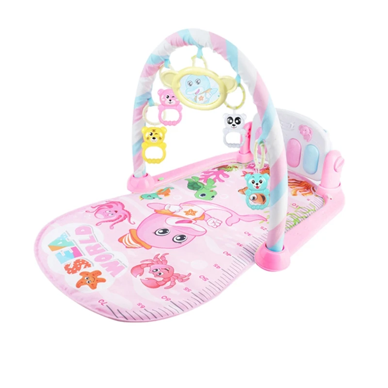 

Baby Play Mat Baby Gym Toys Gaming Carpet 0-12 Months Soft Lighting Rattles Music Mat Infant Crawling Activity Mat Toys