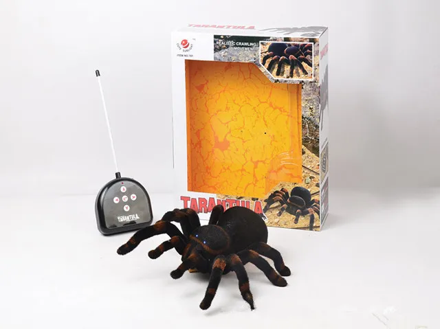 

Model Remote Control Stone Tarantula Eyes Will Shining Novelty Electronic Pet Electric CHILDREN'S Toy Spider