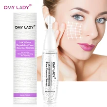 OMY LADY 24K Silver Collagen Serum Whitening Foil Essence Serum Anti Wrinkle Anti Aging Serum acne