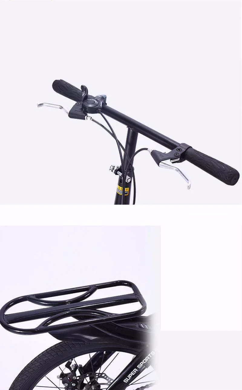 Carbon Steel Folding Bicycle 16/20 Inch Bike Adult Student Variable Speed Shock Absorber Bicycle Children Men And Women
