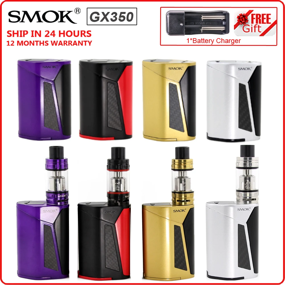 Оригинальная электронная сигарета SMOK GX350 350 Вт вейп бокс с зарядным устройством
