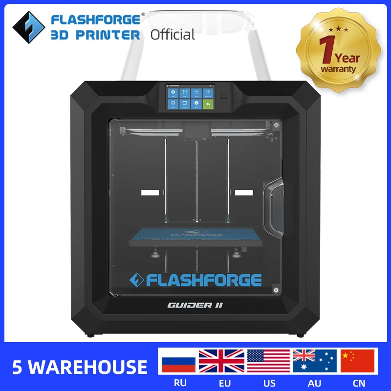 Flashforge Guider 2 3d принтер объем сборки 280*250*300 мм большой размер заводской выпуск|3D