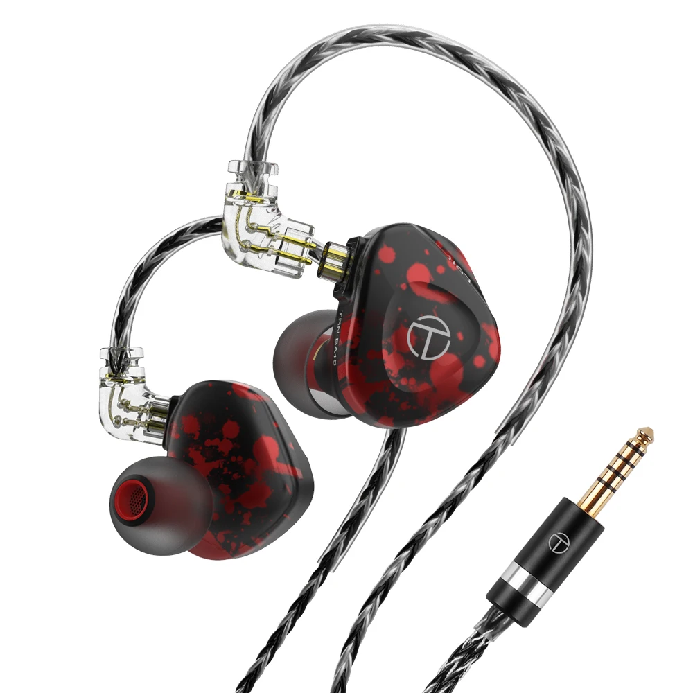 TRN BA15 30BA наушники-вкладыши сбалансированные наушники Amarture HIFI DJ монитор с кабелем