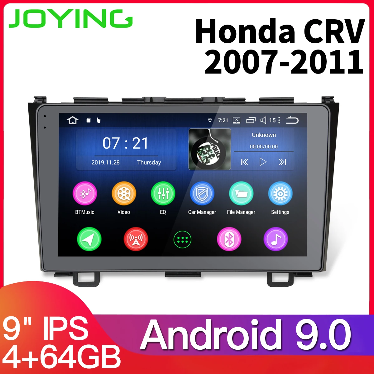 Авторадио Android 9 0 Автомобильный мультимедийный Palyer для Honda CRV 2007 2008 2009 2010 2011 с wifi