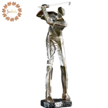 

Creative Resin Golf Characters Elegant Retro Ornaments Decorations Home Table Decorative Resin Ornaments Best Gift