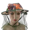 Camouflage Fishing Hat beekeeping Insects Mosquito Net Prevention Cap Mesh Fishing Cap Outdoor Sunshade Lone Neck Head Cover ► Photo 3/6