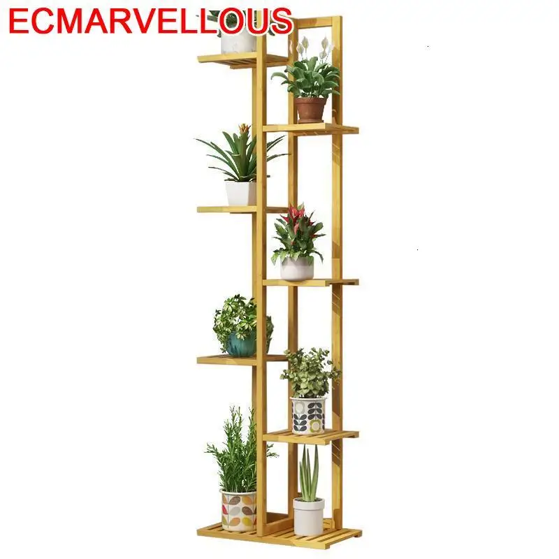 Rak Bunga Escalera Decorativa Madera Indoor Pot Estanteria Jardin Stojak Na Kwiaty Flower Shelf Rack Dekoration Plant Stand | Мебель